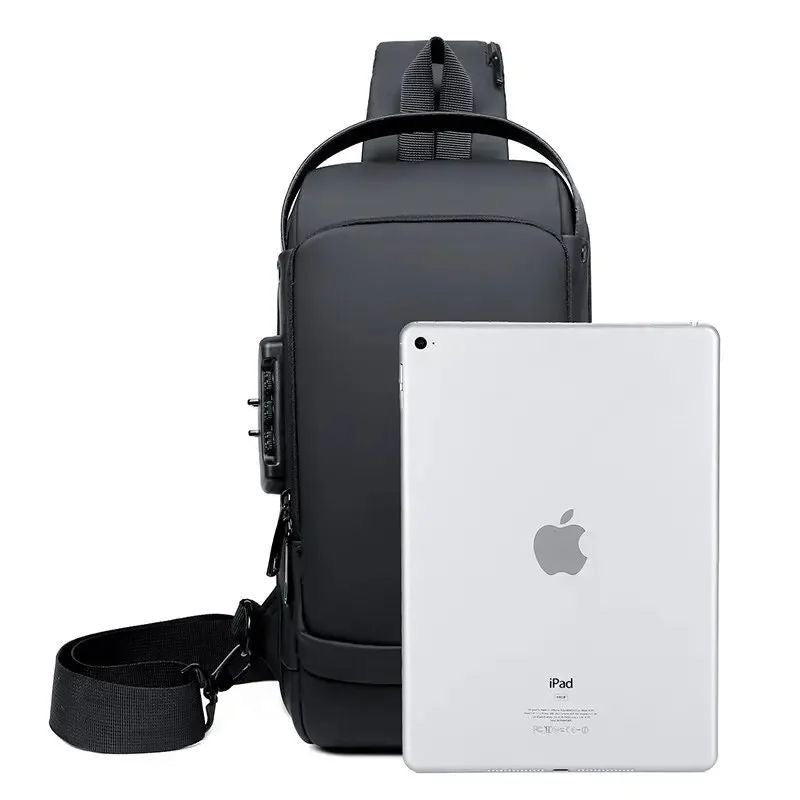 Bolso Cruzado de Hombre Impermeable y Candado de Seguridad
(Cod.M-35)