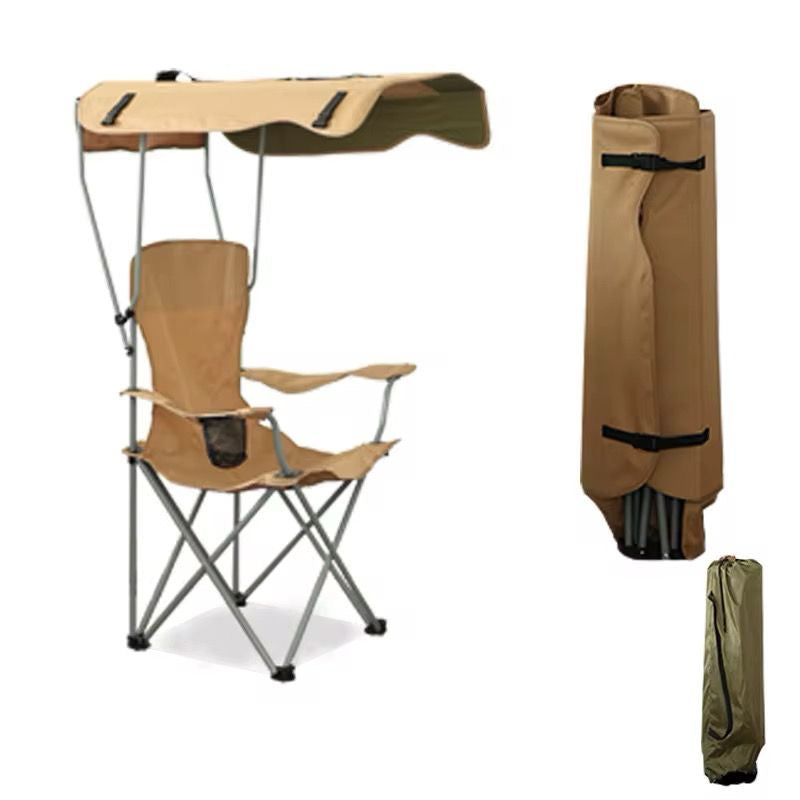 Silla Playera con Sombrilla y Porta Vasos (cod.K-01)