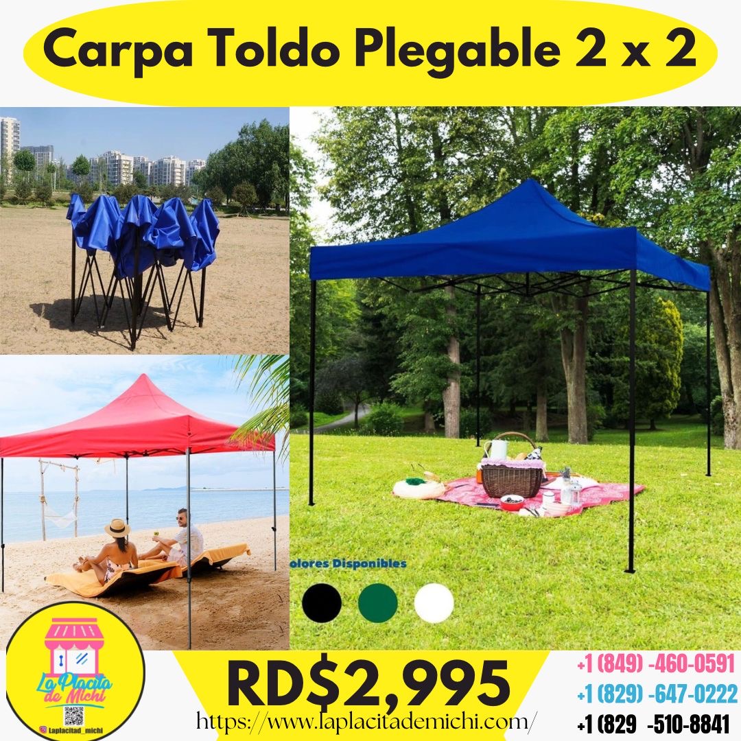 Carpa Toldo Plegable 2x2