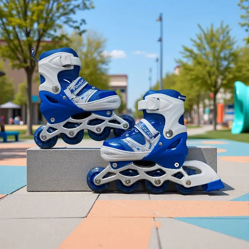 🛼 PATINES EN LÍNEA AJUSTABLES – RESISTENTES, CÓMODOS Y SEGUROS 🛼 (Cod. 805-1) (Size: S M L)
💰RD$1,495