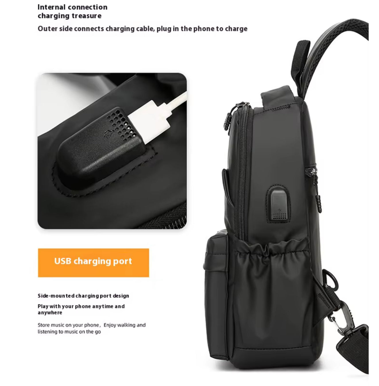 🎒✨ Mochila Multifuncional con Puerto USB ✨🎒(Cod.L-06)