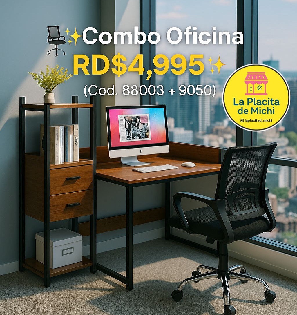 🪑✨ Combo Oficina ✨🪑
(Cod. 88003 + 9050)
💰RD$4,995