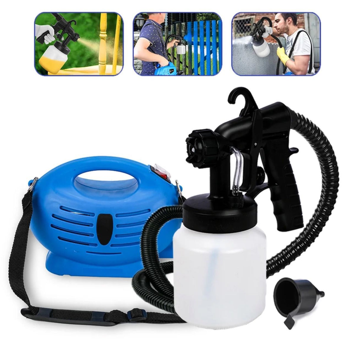 🎨⚡ PISTOLA DE PINTAR ELÉCTRICA PAINT ZOOM – ACABADO PROFESIONAL EN MINUTOS ⚡🎨 (Cod. JJF-017)
💰RD$1,995