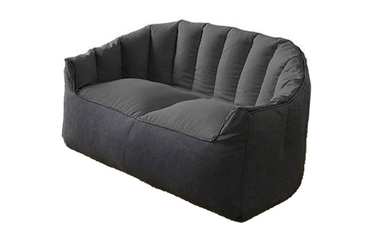 🛋️✨ Sofá Puff 2 Plazas de Algodón y Lino ✨🛋️ (Cod.1-1) (Empacado al Vacío)