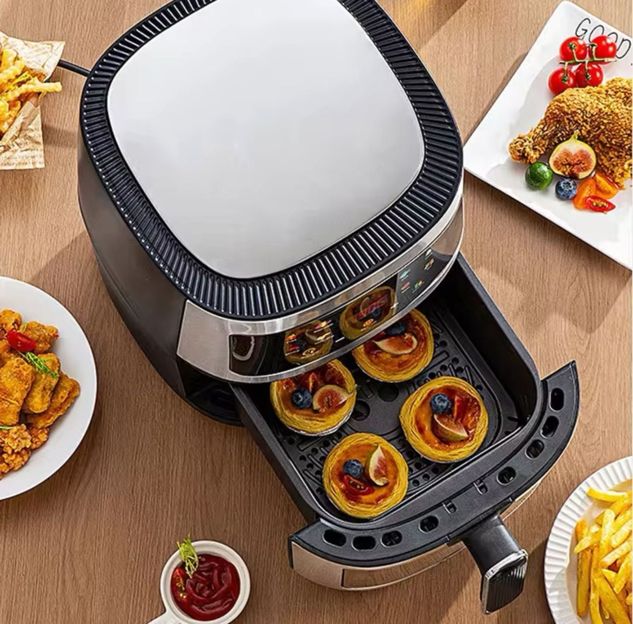 🍟✨ Freidora de Aire Digital (8 Litros) de Alta Capacidad ✨🍟 (Cod.S19)