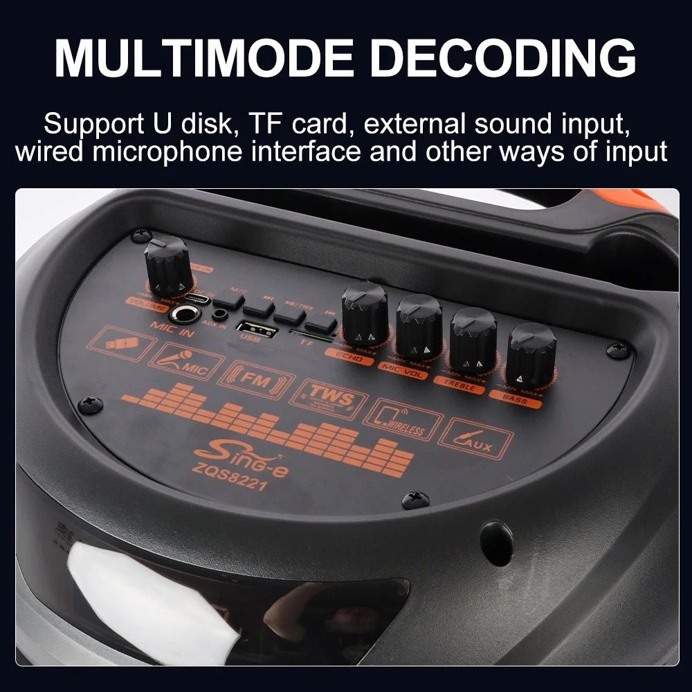 Bocina Bluetooth 8”x2