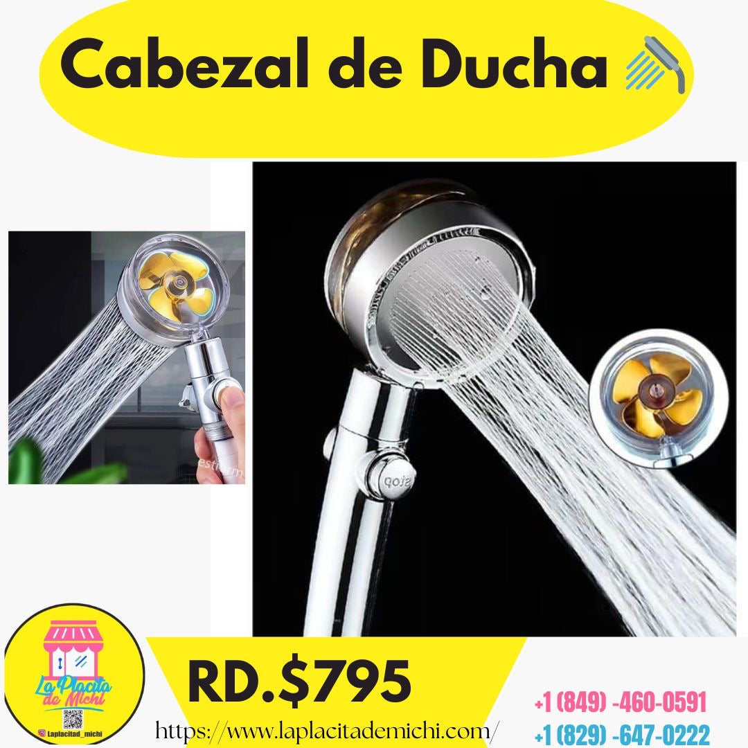 🚿✨ DUCHA TURBO DE ALTA PRESIÓN CON FILTRO – BAÑO MÁS POTENTE Y AHORRO DE AGUA ✨🚿(Cod. JY075T)
💰RD$495