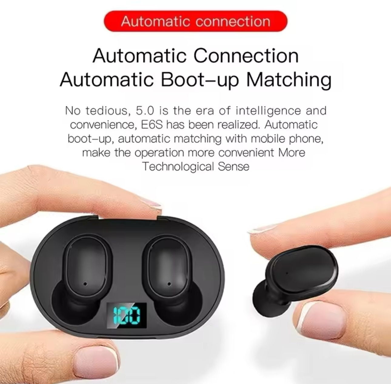 Audífonos Bluetooth Portátil (E6S)