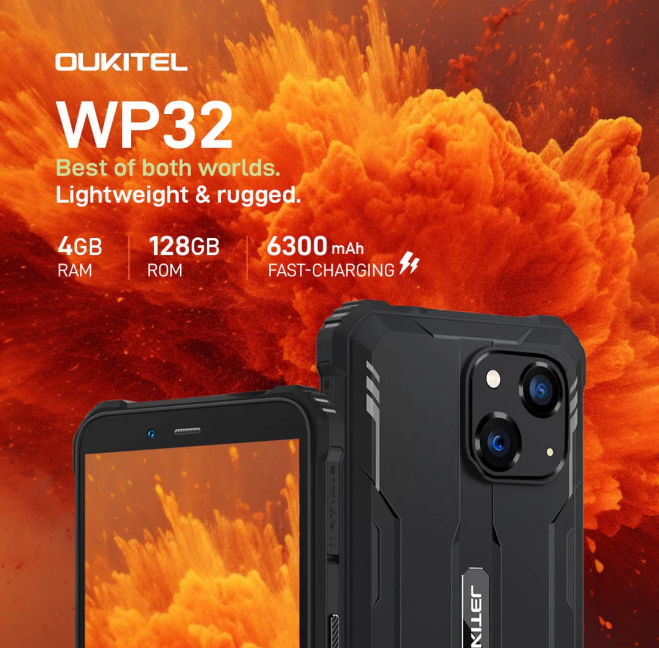 📱✨ OUKITEL WP32 – Smartphone Rugerizado ✨📱