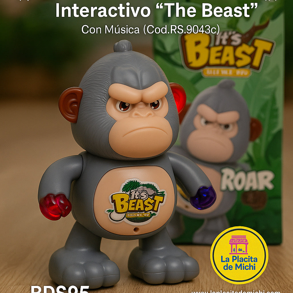 🦍✨ Monito Bailarín Interactivo “The Beast” ✨🦍 Con Música (Cod.RS.9043c)
💰RD$995