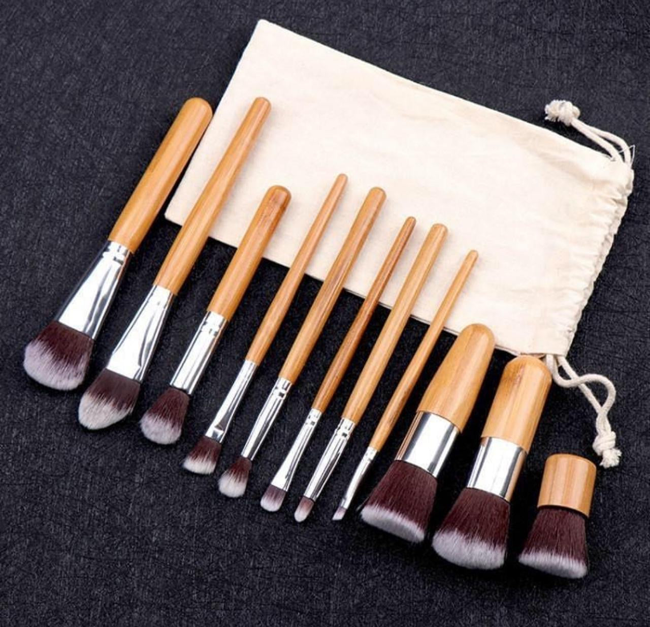Set de 11 Brochas de Bambú