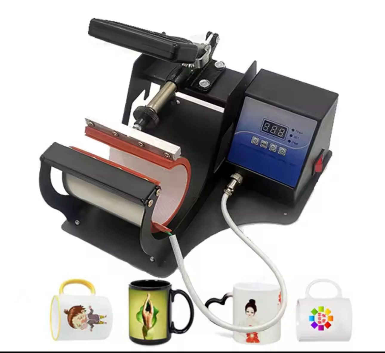 🎨 Máquina de Sublimación para Tazas – Almohadilla de Silicona (Cod.m11)