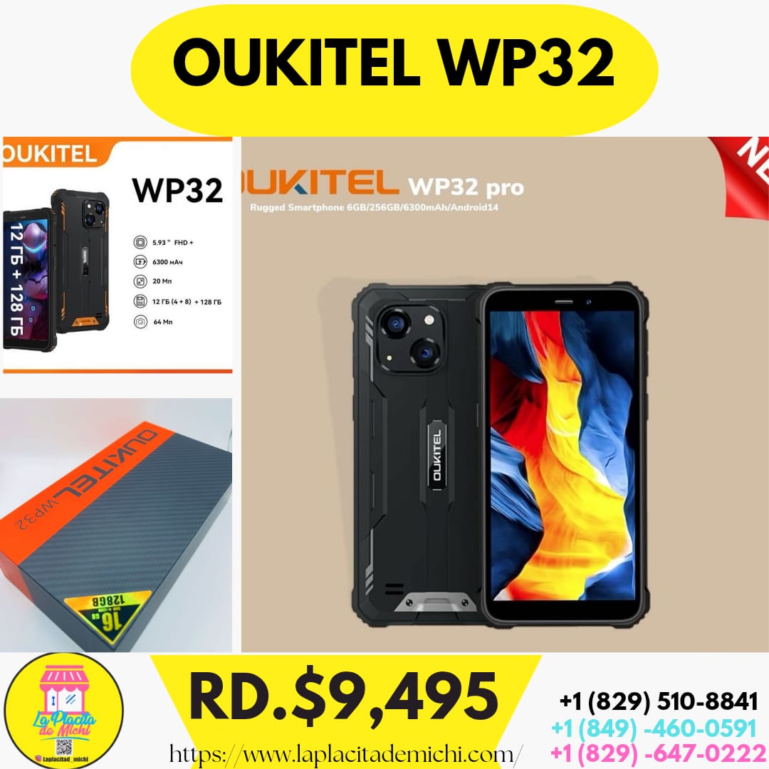 📱✨ OUKITEL WP32 – Smartphone Rugerizado ✨📱