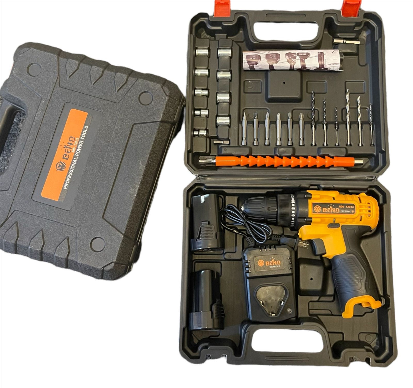 Taladro (12v) con Juego de Herramientas  800-12013