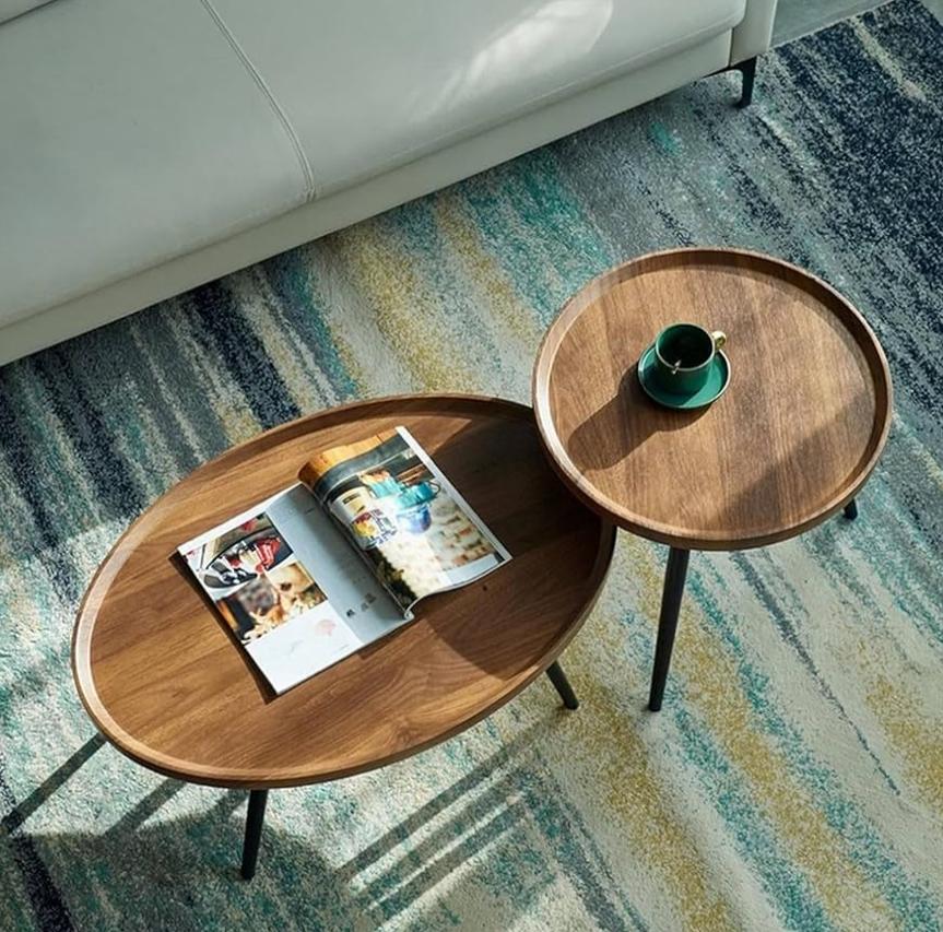 🏠 Juego de 2 Mesas Auxiliares (Estilo Granja Moderna) Cod.2572
💰 RD$3,495