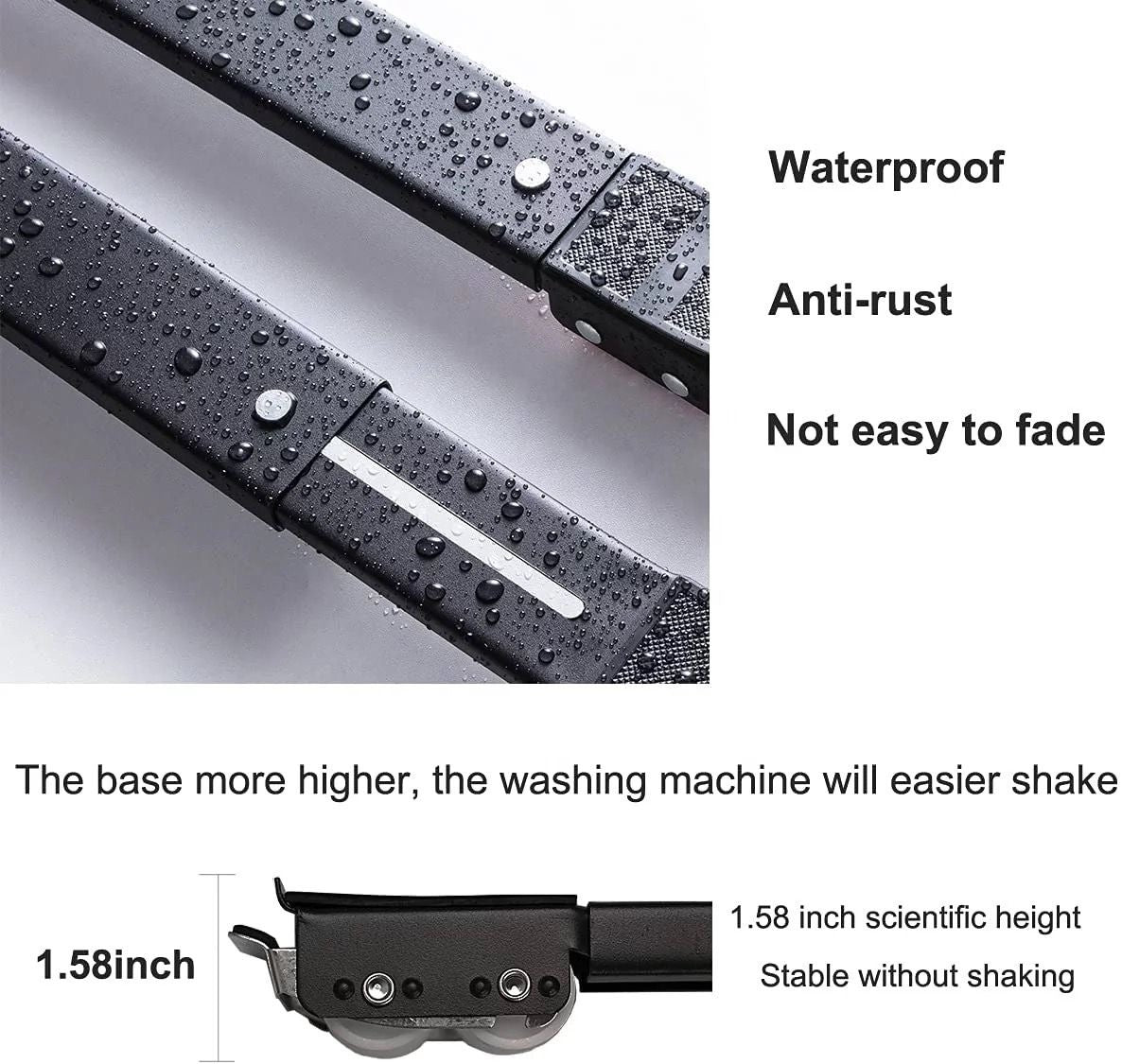 Base Ajustable con Ruedas de Soporte para electrodomésticos.