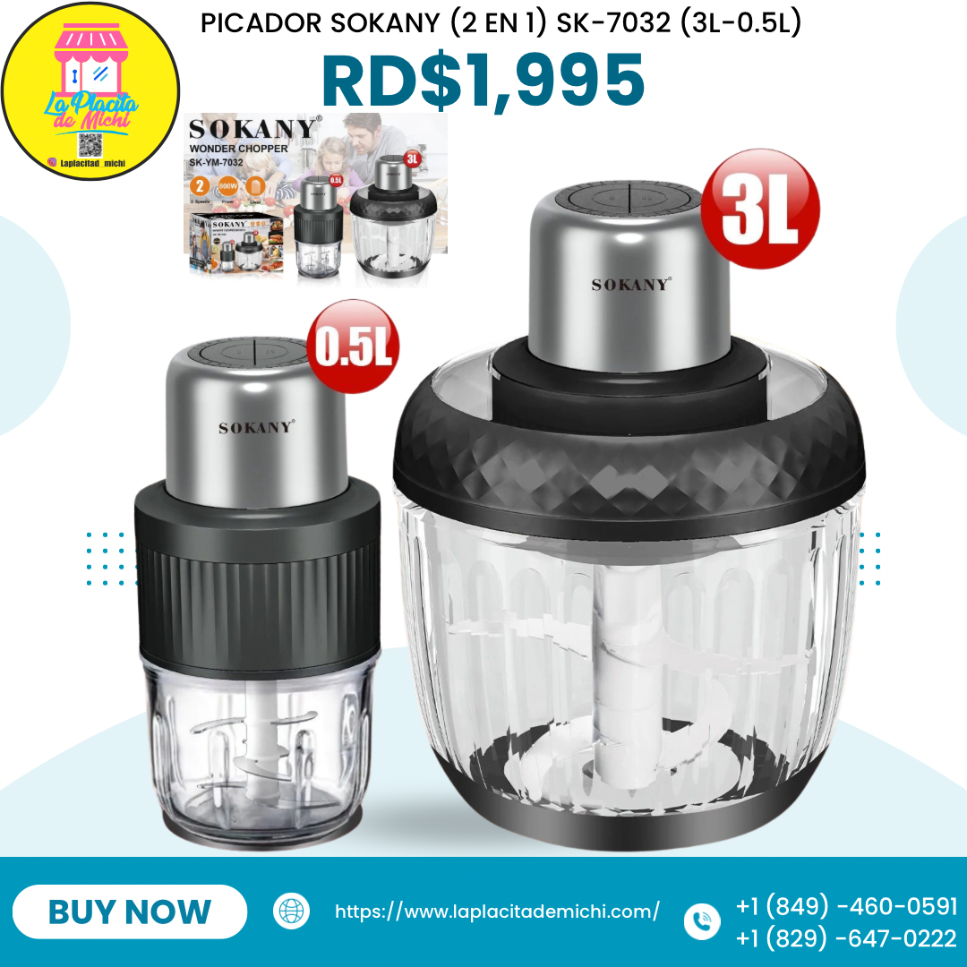 Picador sokany (2 en 1) SK-7032 (3L-0.5L)