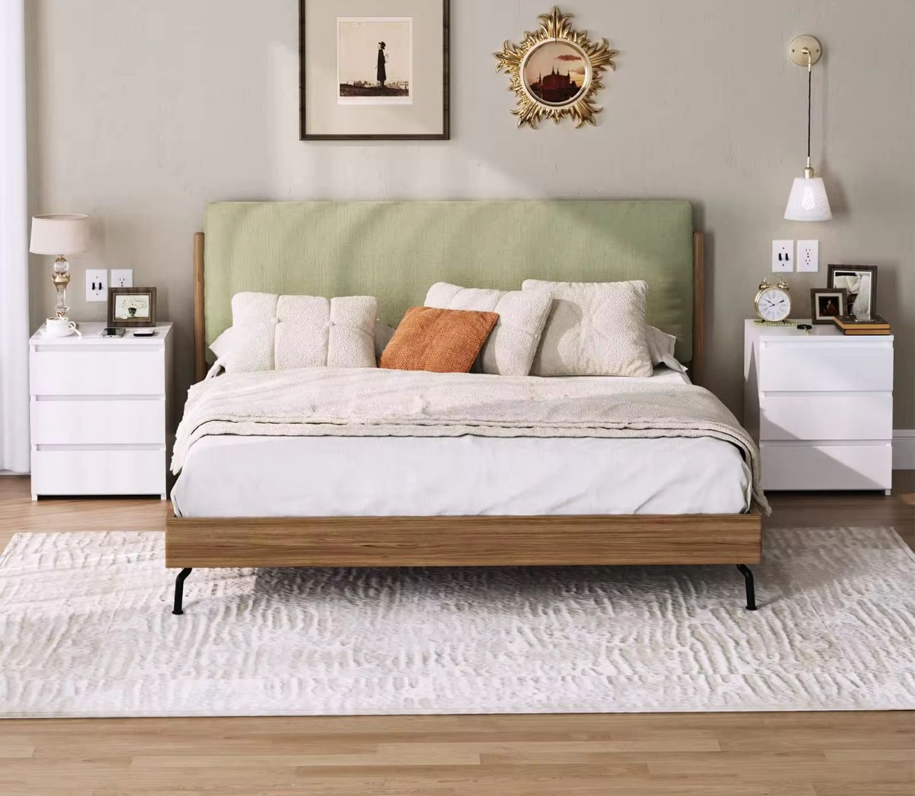 🛏️ Mesita de Noche de Madera Blanca – Elegancia y Funcionalidad en Cada Rincón
(Cod.283275)