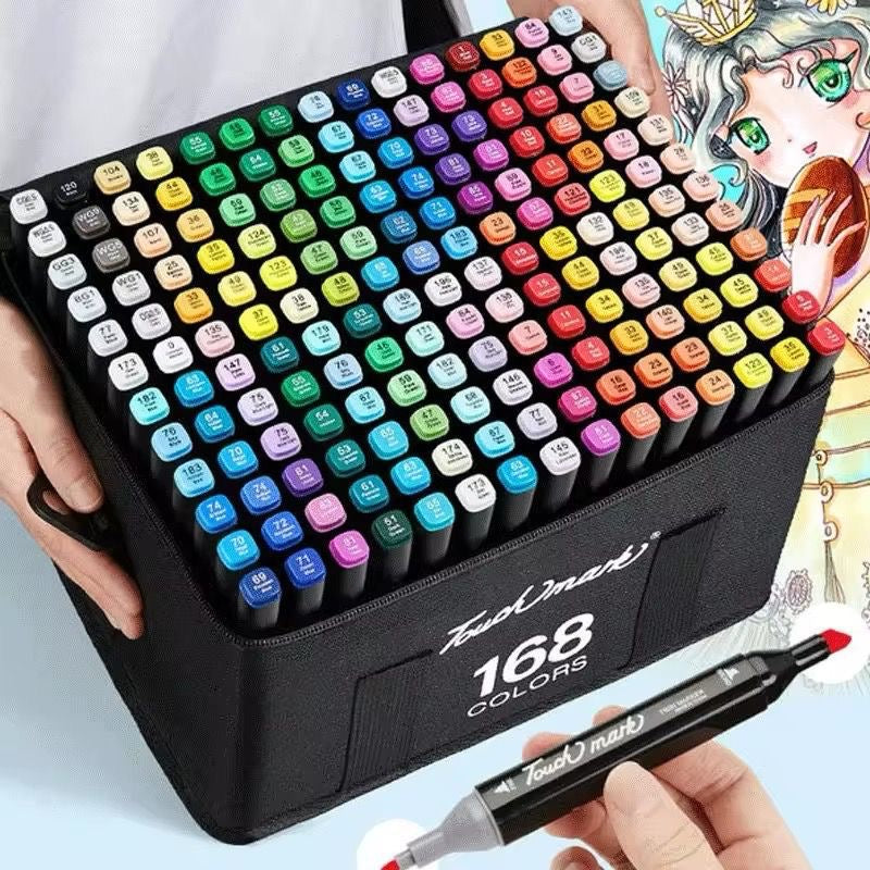 Estuche de Colores Doble Punta (168 Pcs)