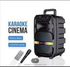 Bocina Bluetooth con Micrófono de 8 pulgadas (Cod.-8103)