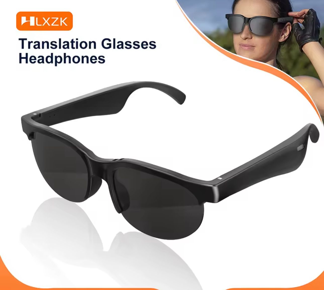 🕶️✨ Gafas Inteligentes con Bluetooth + Traducción en Tiempo Real con IA
(Cod.xg88)