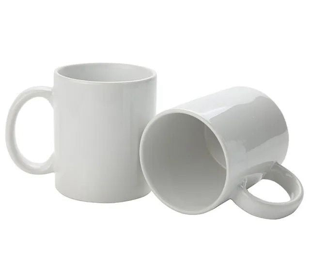 Taza de Cerámica Blanca Para Sublimación (Cod.-039)