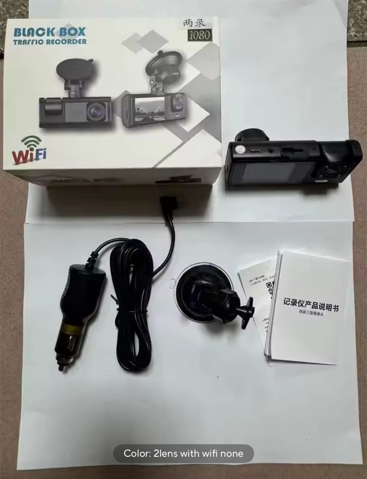 🚗💥 ¡Protege tu vehículo con esta Dashcam 1080P HD de 3 lentes! (wifi)
(Cod.1080)