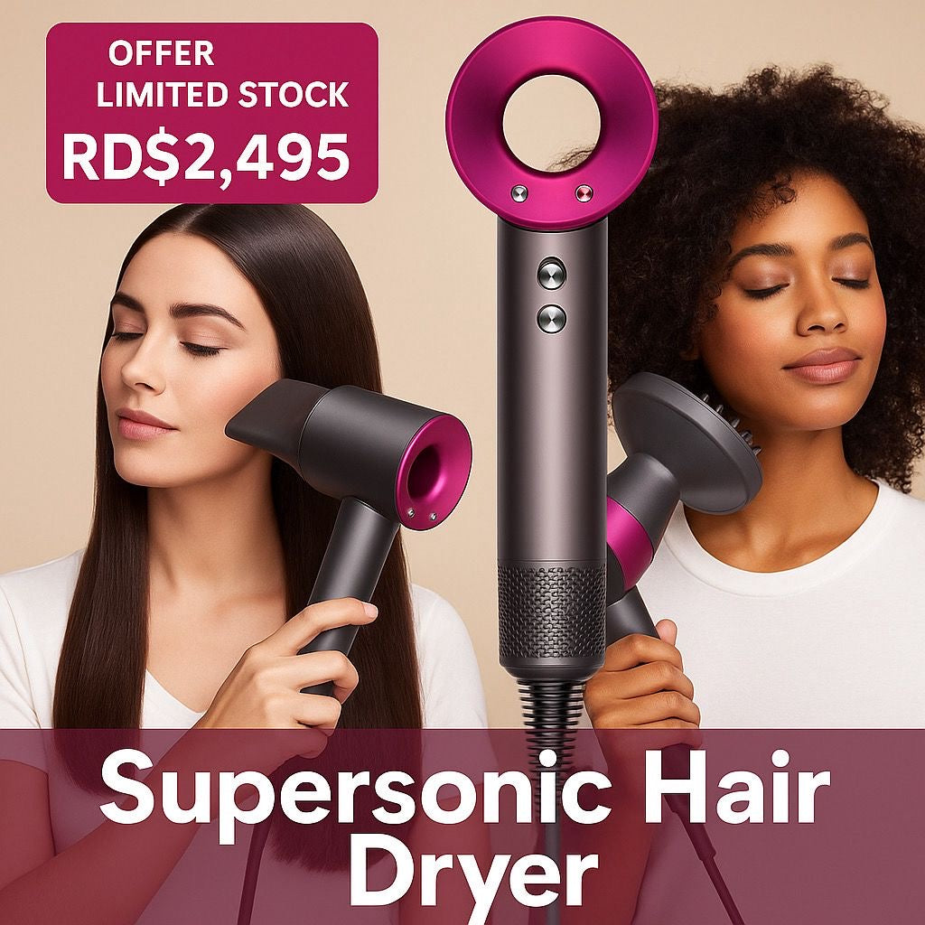 💨 Secador de Pelo Supersónico + Accesorios (Cod.026)