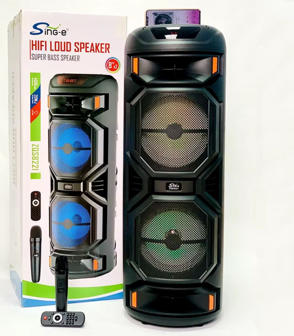 Bocina Bluetooth de 15 (8”x2)