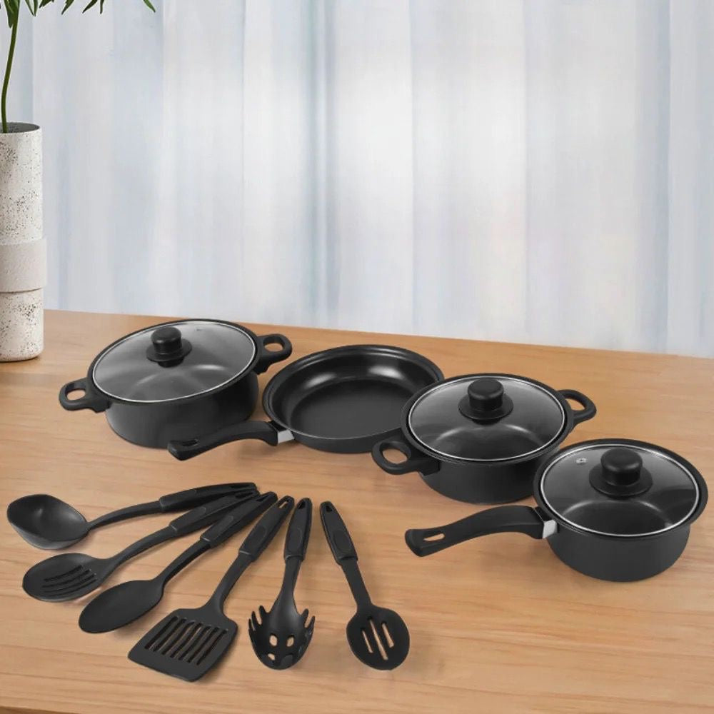 🍳✨ Set de Ollas y Sartenes Juego de Utencilios de 13 Piezas – ✨🍳
💰RD$1,295