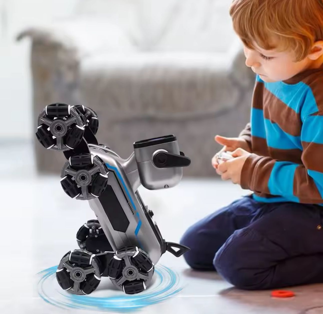 🤖💥 ¡El amigo robot que todos los niños quieren!
🎮 Robot Interactivo RC con Control Remoto (Cod. JS-01)