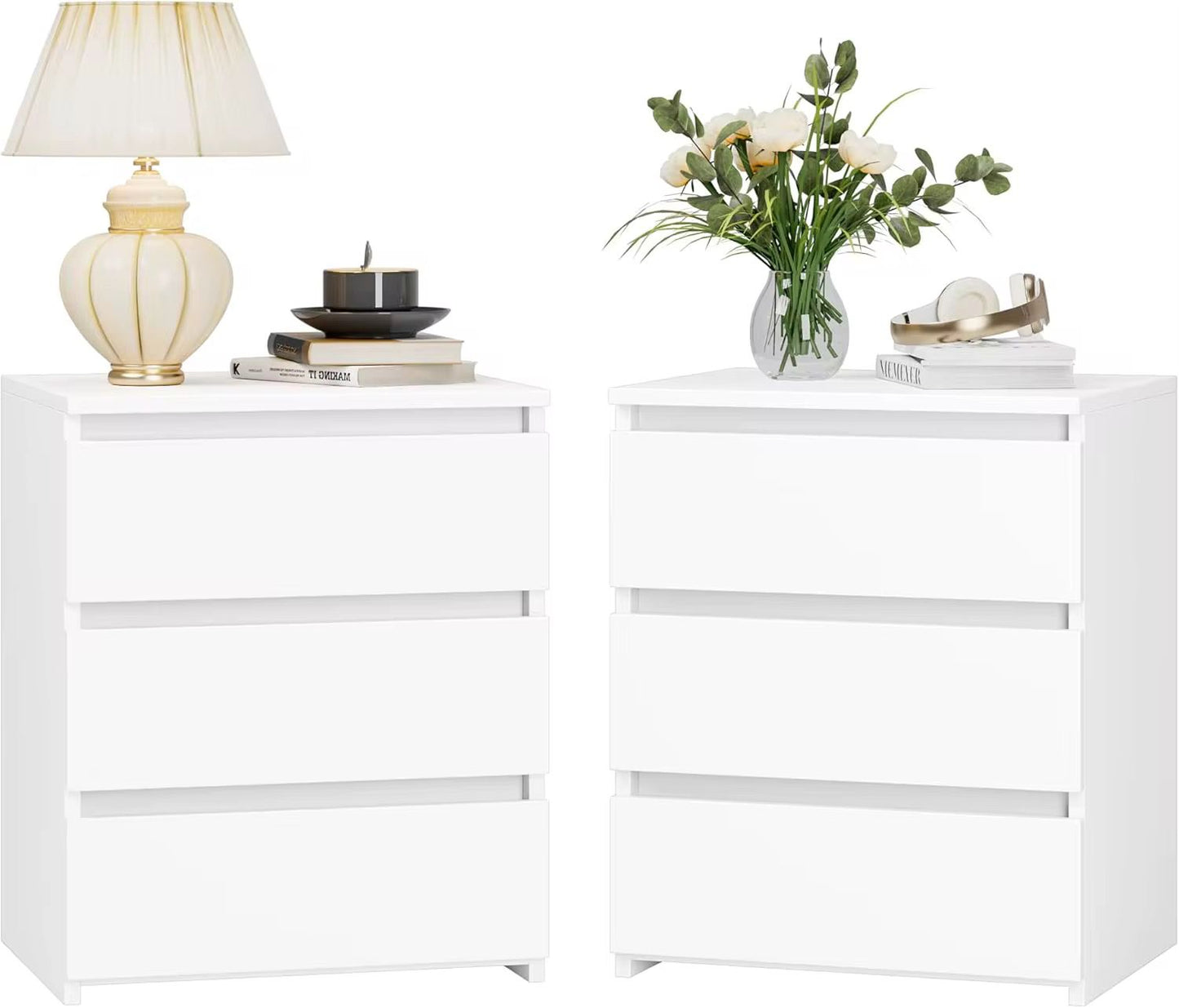 🛏️ Mesita de Noche de Madera Blanca – Elegancia y Funcionalidad en Cada Rincón
(Cod.283275)