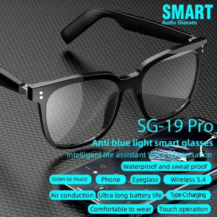 👓 Lentes Smart Audio Glasses (Cod.SG-19 Pro)
¡Música, llamadas y estilo en un solo accesorio!