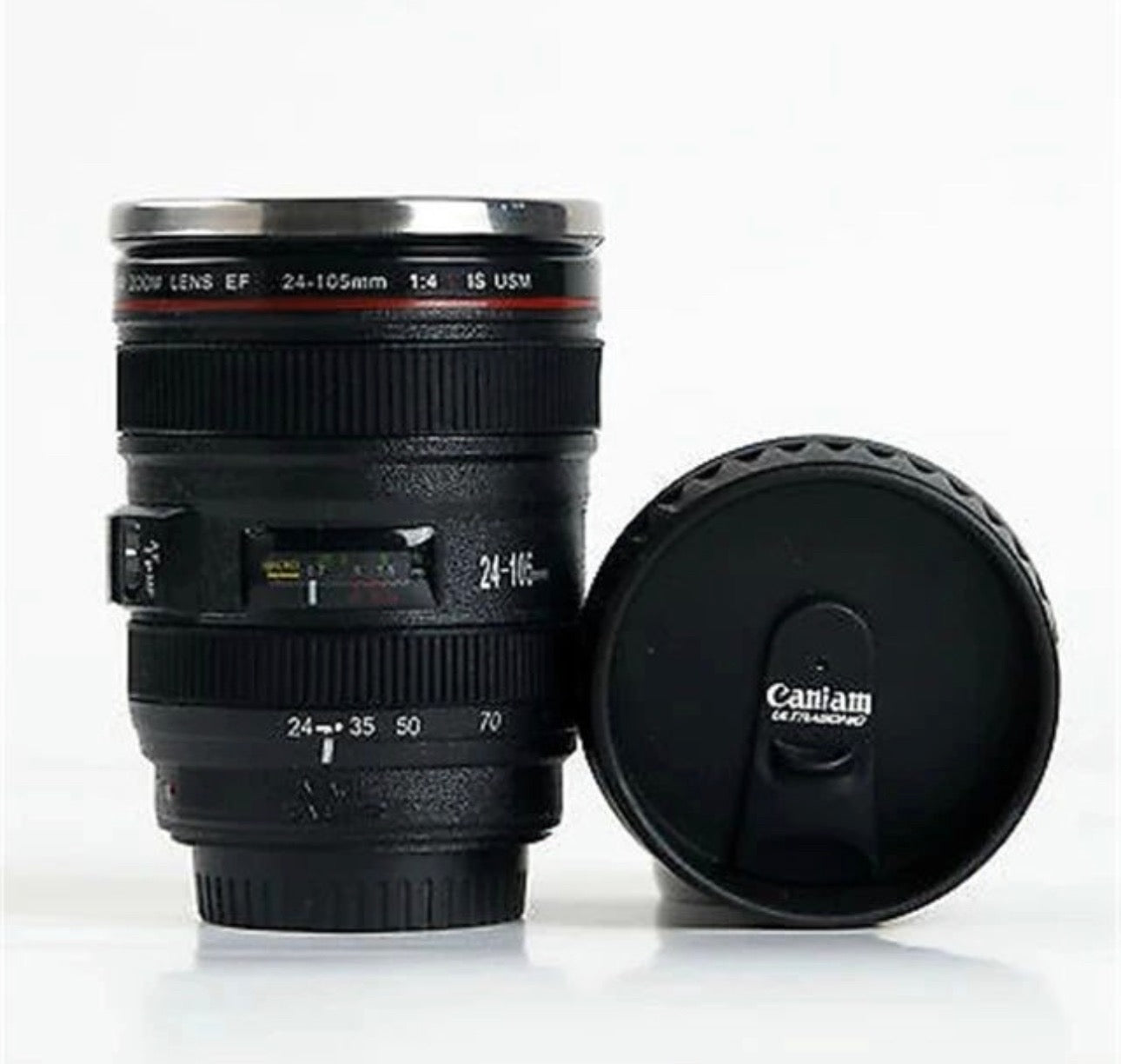 📸☕ Taza Térmica en Forma de Lente Fotográfico 24-105mm ☕📸
¡El regalo perfecto para amantes del café y la fotografía!
💰 RD$495