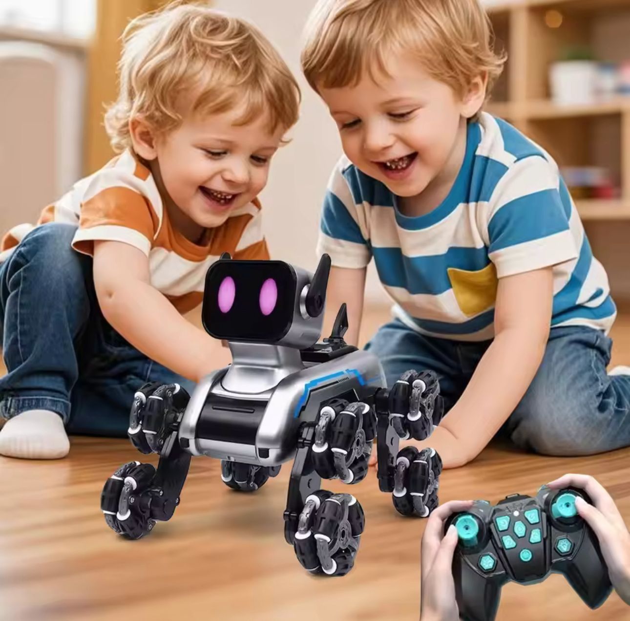 🤖💥 ¡El amigo robot que todos los niños quieren!
🎮 Robot Interactivo RC con Control Remoto (Cod. JS-01)