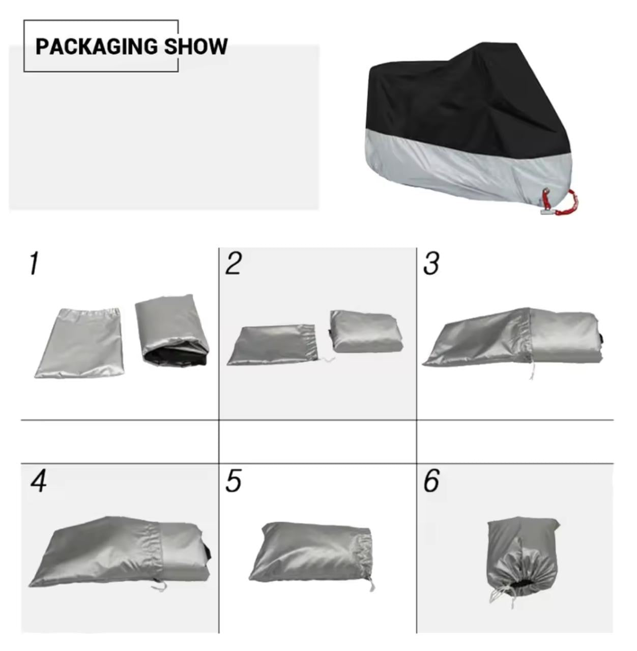 Cubierta Impermeable para Moto