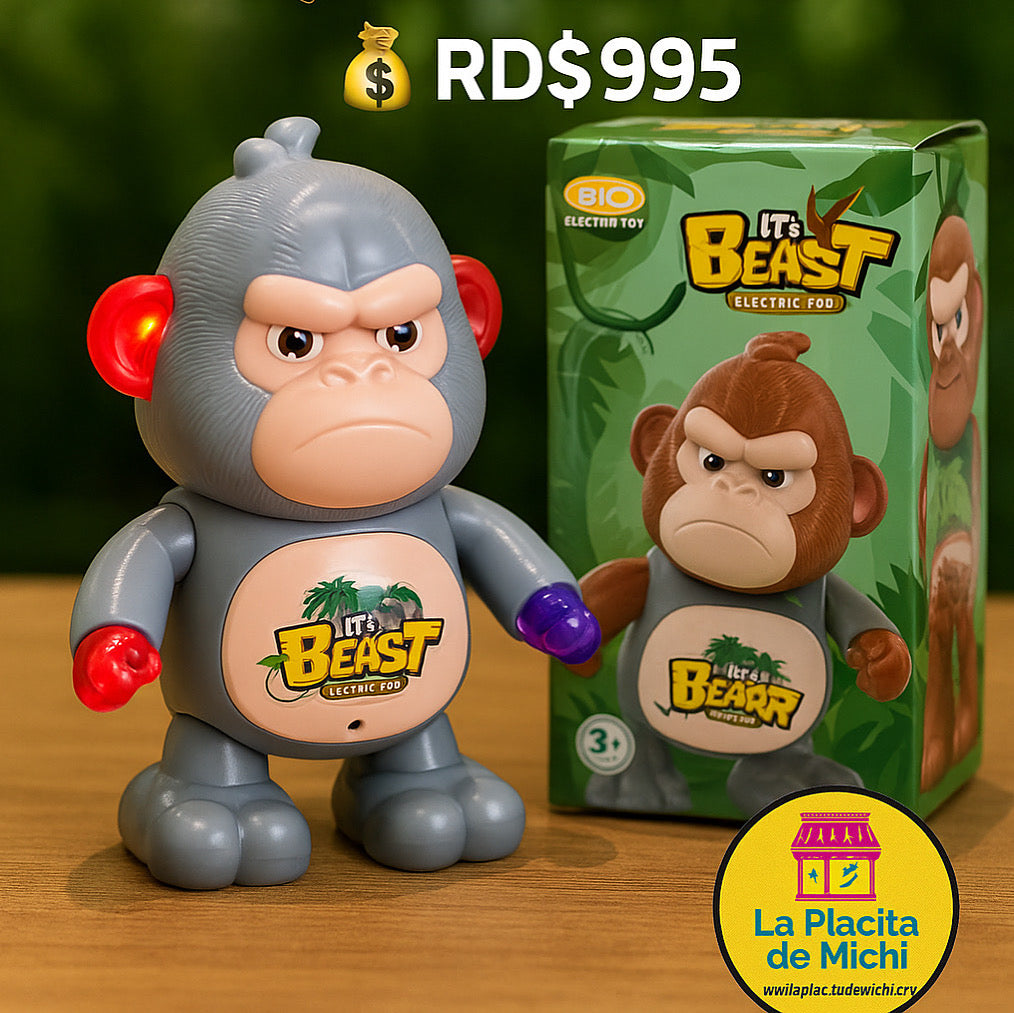 🦍✨ Monito Bailarín Interactivo “The Beast” ✨🦍 Con Música (Cod.RS.9043c)
💰RD$995