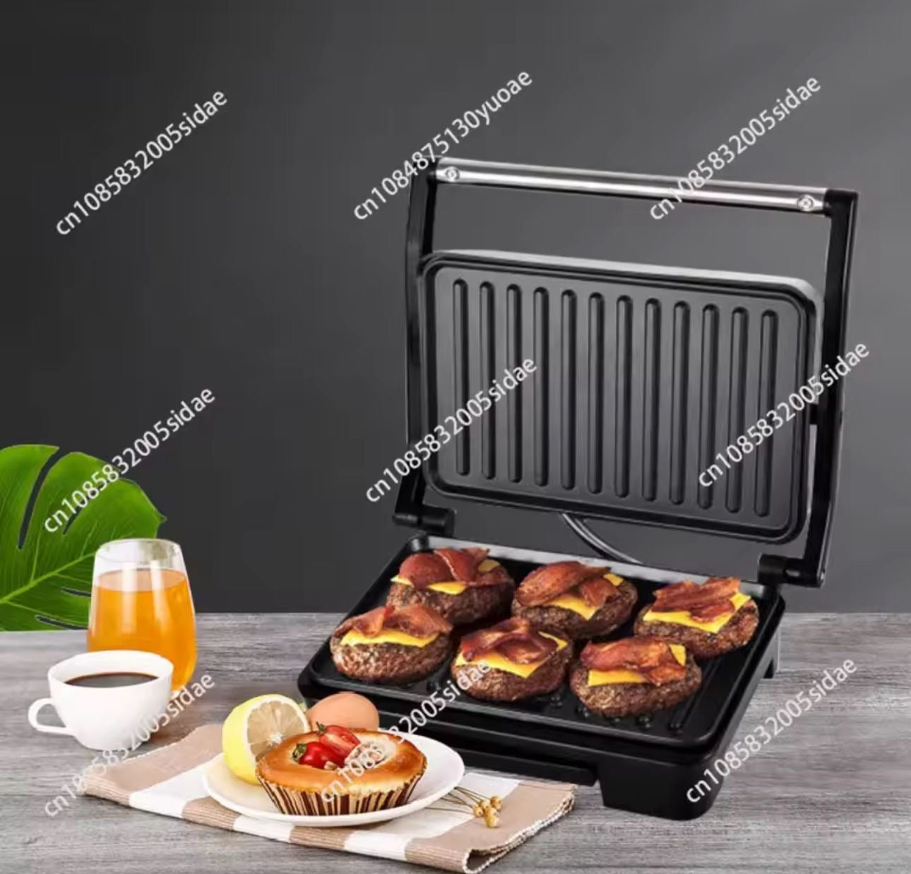 🍞🔥 Máquina de Pan y Tostadora Multiuso
Parrilla Eléctrica 2 en 1 (Cod.sk-08103) (1000w) -110v