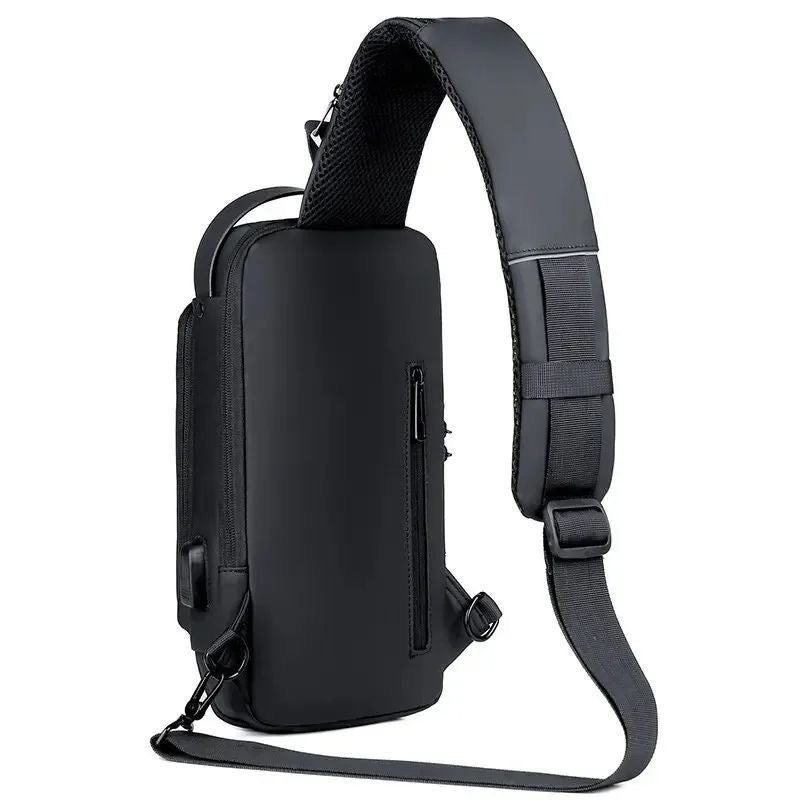 Bolso Cruzado de Hombre Impermeable y Candado de Seguridad
(Cod.M-35)
