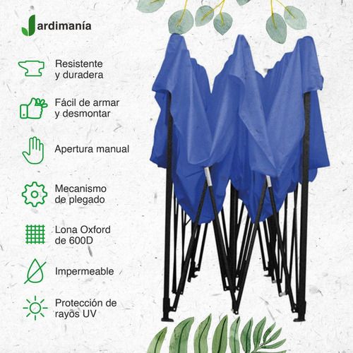 Carpa Toldo Plegable 3x3