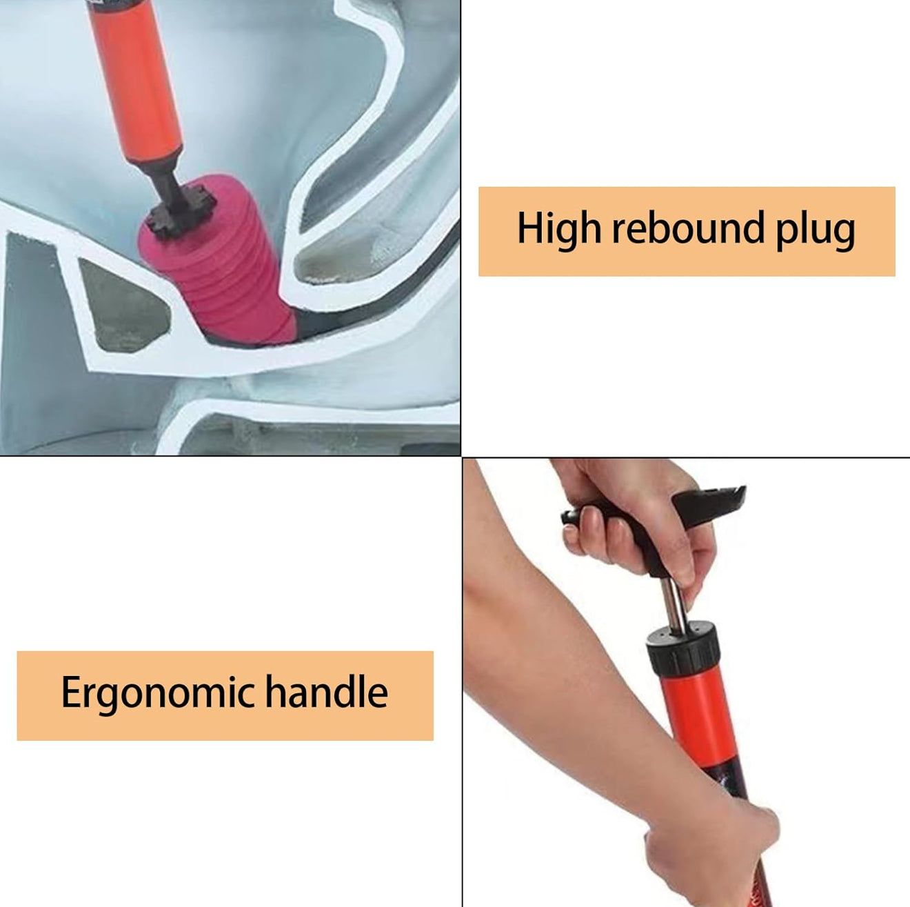 🚽✨ Destapador de Inodoros a Presión Manual ✨🚽 (Cod.741-65)
💰RD$995