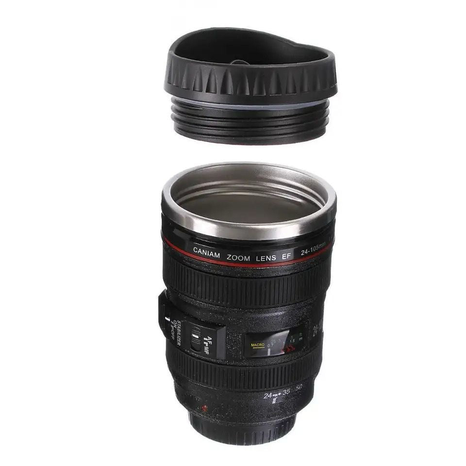 📸☕ Taza Térmica en Forma de Lente Fotográfico 24-105mm ☕📸
¡El regalo perfecto para amantes del café y la fotografía!
💰 RD$495