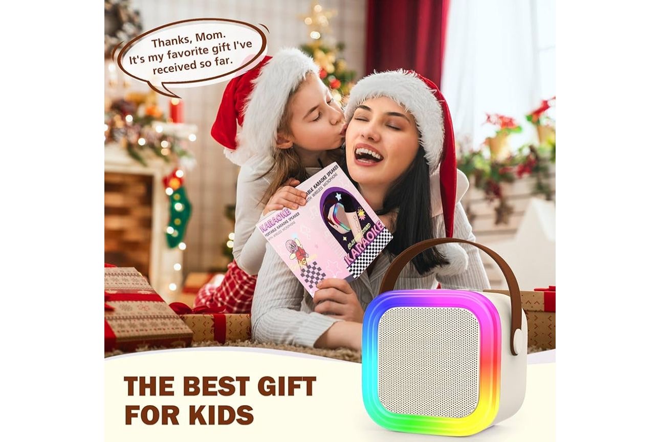 🎤🔊 Set de Karaoke Portátil con Bocina LED y 1 Micrófonos Inalámbrico (Cod.K12)
💰RD$795