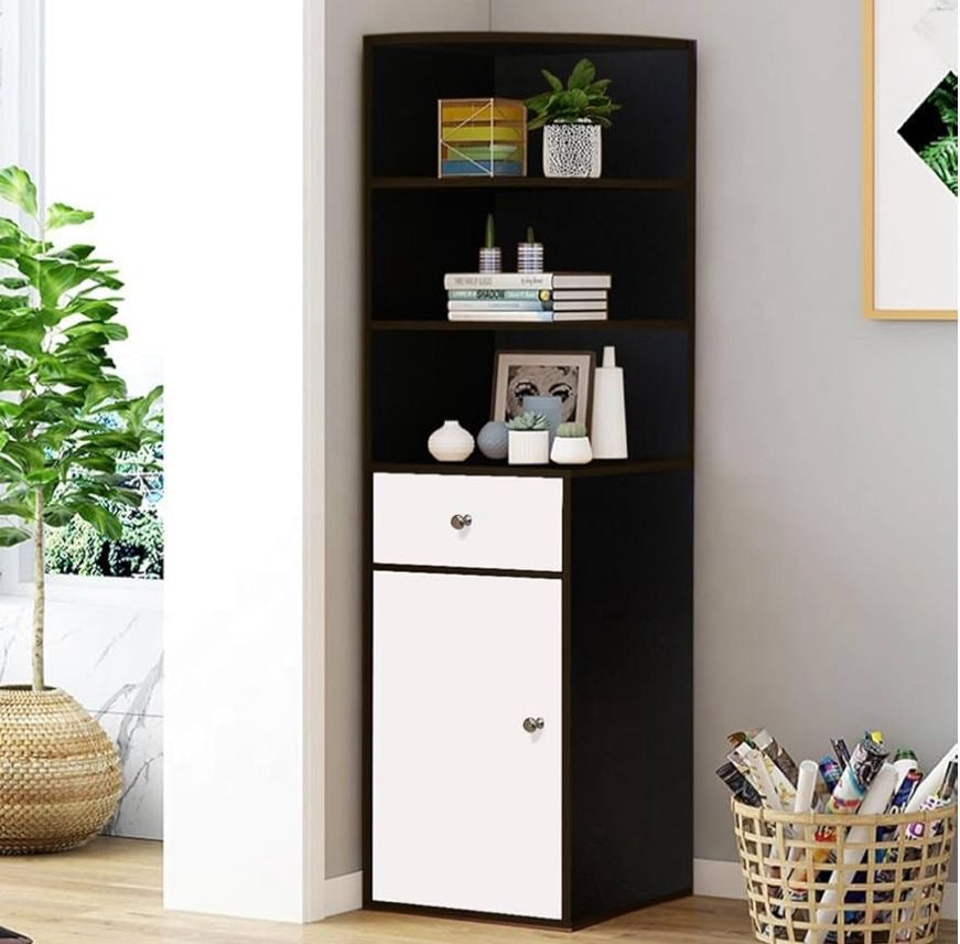 📚 Esquinero Multifuncional con Gaveta y Puerta – Diseño Moderno Blanco & Negro
(Cod.7216-2)
💰RD$3,495
- Medidas 140x30x30