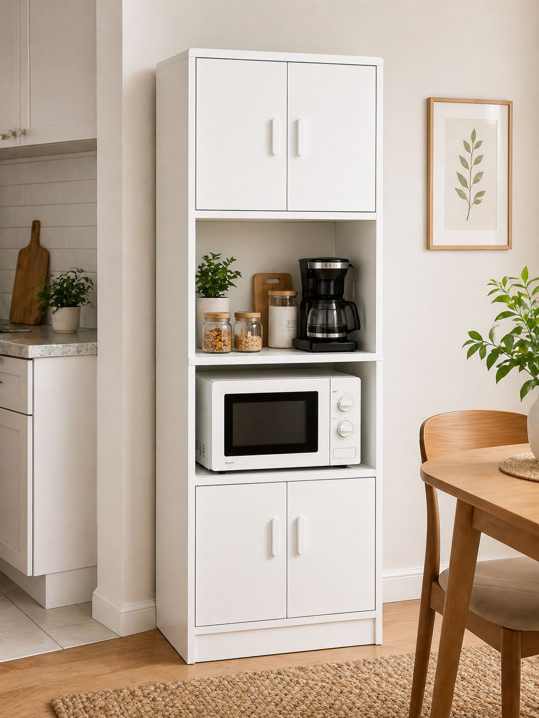 🍽️✨ *DESPENSA MULTIFUNCIONAL MODERNA – ORGANIZA TU COCINA CON ESTILO Y ESPACIO*✨🍽️ (Cod. 283274 Blanca )
💰RD$5,195