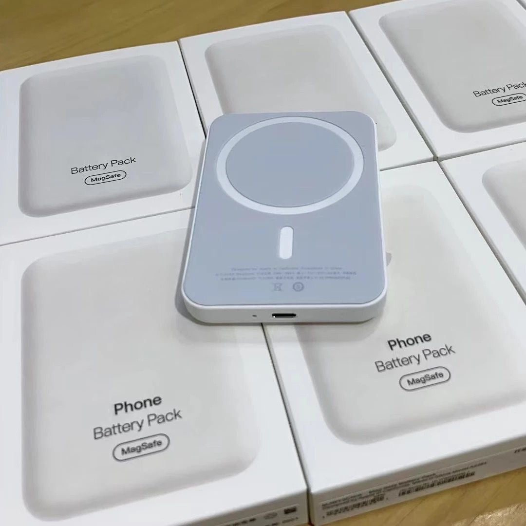 Cargador magnético inalámbrico de carga rápida mag, Mini batería externa de 15w de alta capacidad para iphone 13/12/14
