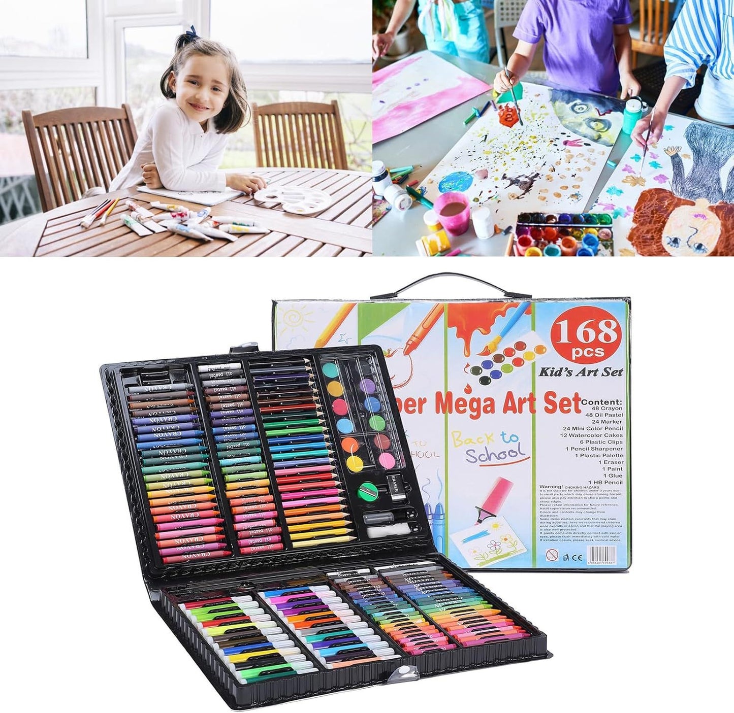 Set de Juego de Pinceles (168 pcs)