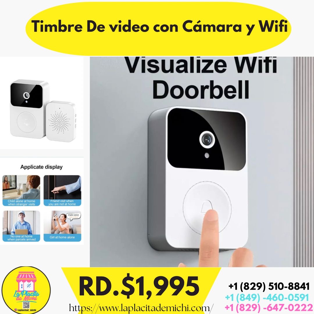 Timbre De video con Cámara y Wifi