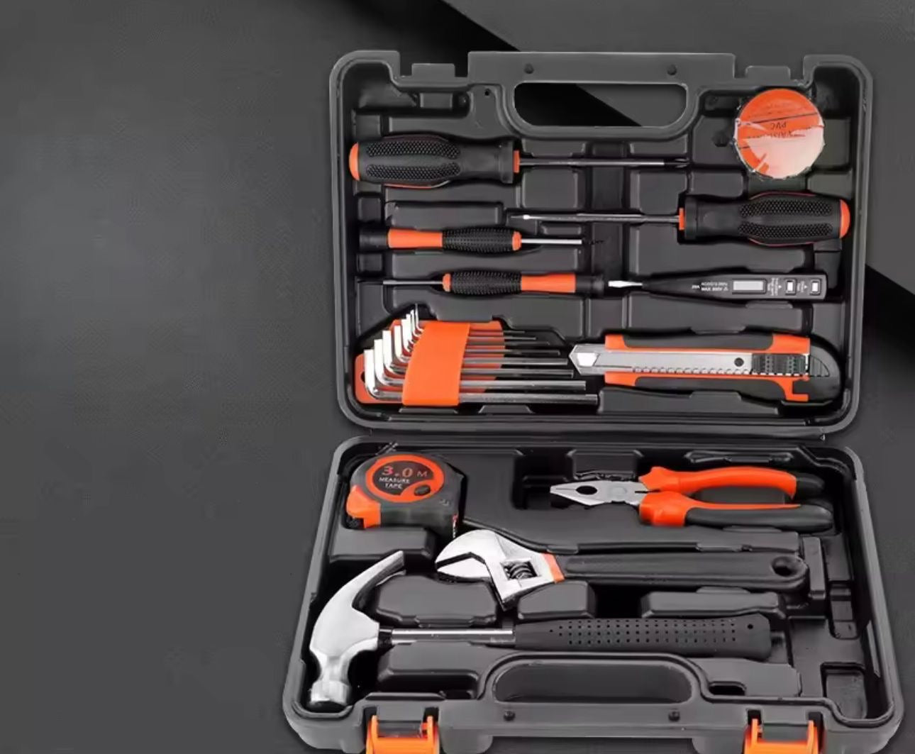 🔧 Set de Herramientas Multifuncional de 19 Piezas – Ideal para el Hogar y Oficina 🔧(Cod.88019)