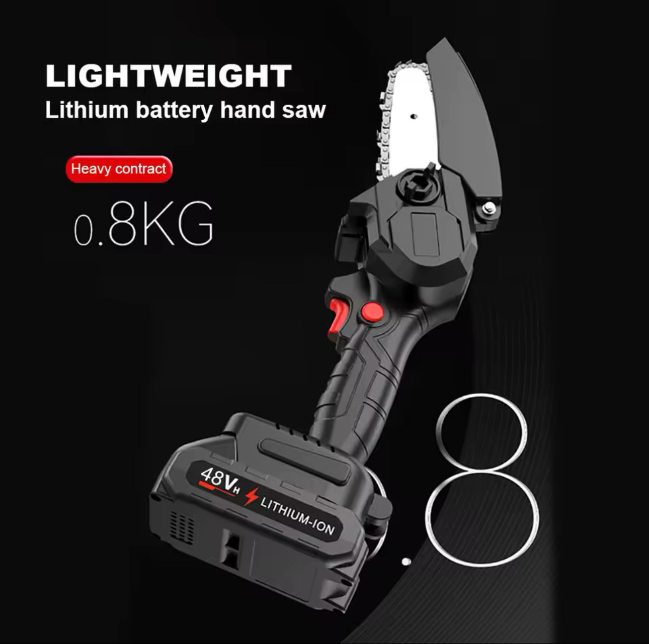 Sierra Portátil Recargable (48V) (Cod.998)